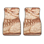 T-Rex Fossil Print Front Car Floor Mats