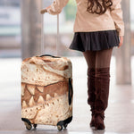 T-Rex Fossil Print Luggage Cover