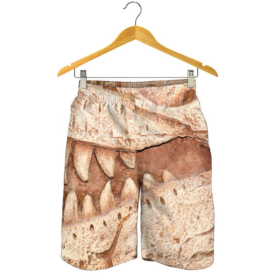 T-Rex Fossil Print Men's Shorts