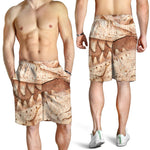 T-Rex Fossil Print Men's Shorts