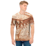 T-Rex Fossil Print Men's T-Shirt