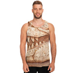 T-Rex Fossil Print Men's Tank Top