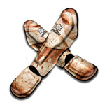 T-Rex Fossil Print Muay Thai Shin Guard