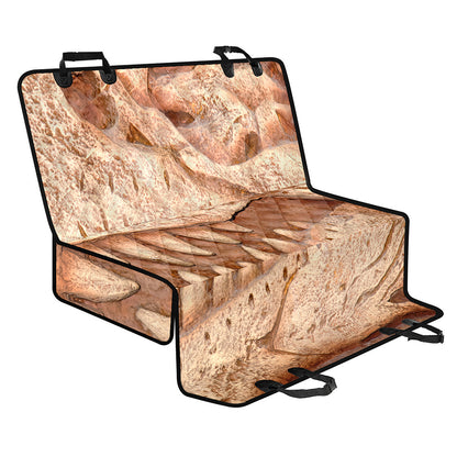 T-Rex Fossil Print Pet Car Back Seat Cover