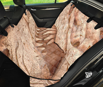 T-Rex Fossil Print Pet Car Back Seat Cover