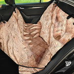 T-Rex Fossil Print Pet Car Back Seat Cover