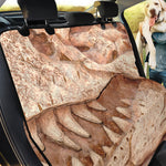 T-Rex Fossil Print Pet Car Back Seat Cover