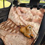 T-Rex Fossil Print Pet Car Back Seat Cover