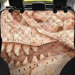 T-Rex Fossil Print Pet Car Back Seat Cover