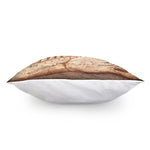 T-Rex Fossil Print Pillow Cover