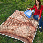 T-Rex Fossil Print Quilt