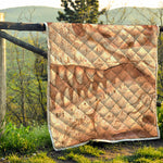 T-Rex Fossil Print Quilt