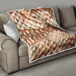 T-Rex Fossil Print Quilt