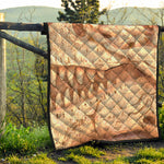 T-Rex Fossil Print Quilt