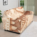 T-Rex Fossil Print Sofa Cover