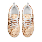 T-Rex Fossil Print White Sneakers
