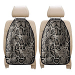 Tan And Black Snakeskin Print Car Seat Organizers
