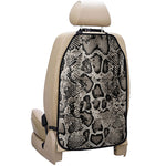 Tan And Black Snakeskin Print Car Seat Organizers