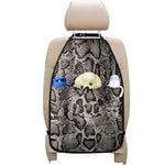 Tan And Black Snakeskin Print Car Seat Organizers