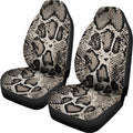Tan And Black Snakeskin Print Universal Fit Car Seat Covers