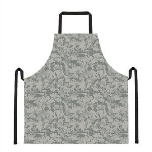 Tan Digital Camo Pattern Print Apron