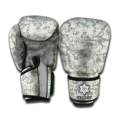 Tan Digital Camo Pattern Print Boxing Gloves