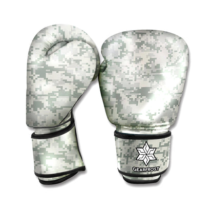 Tan Digital Camo Pattern Print Boxing Gloves