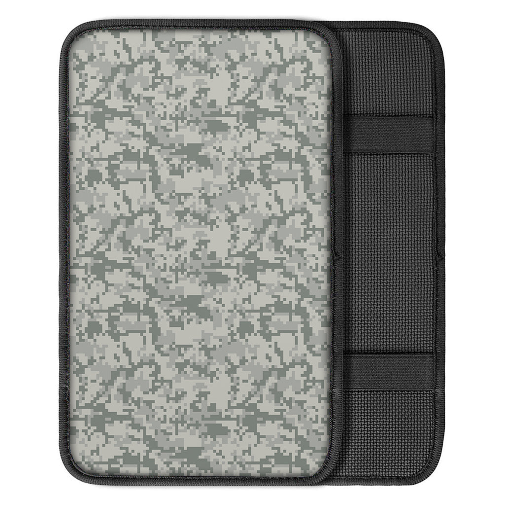 Tan Digital Camo Pattern Print Car Center Console Cover