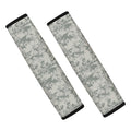 Tan Digital Camo Pattern Print Car Seat Belt Covers