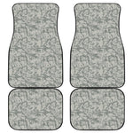 Tan Digital Camo Pattern Print Front and Back Car Floor Mats