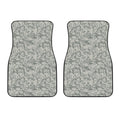 Tan Digital Camo Pattern Print Front Car Floor Mats