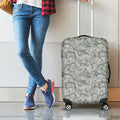 Tan Digital Camo Pattern Print Luggage Cover
