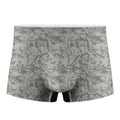 Tan Digital Camo Pattern Print Men's Boxer Briefs