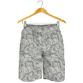 Tan Digital Camo Pattern Print Men's Shorts