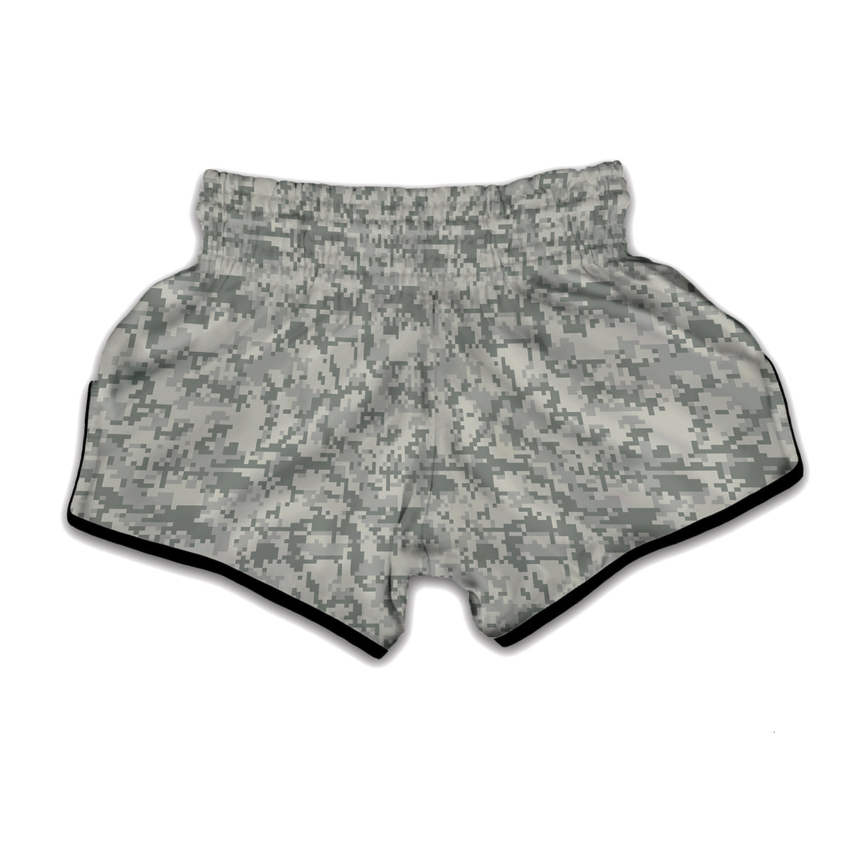 Tan Digital Camo Pattern Print Muay Thai Boxing Shorts