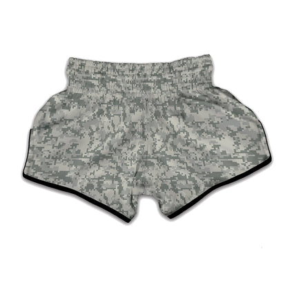 Tan Digital Camo Pattern Print Muay Thai Boxing Shorts