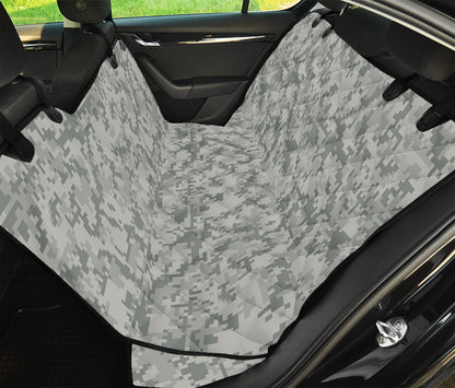 Tan Digital Camo Pattern Print Pet Car Back Seat Cover