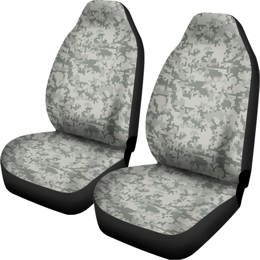 Tan Digital Camo Pattern Print Universal Fit Car Seat Covers