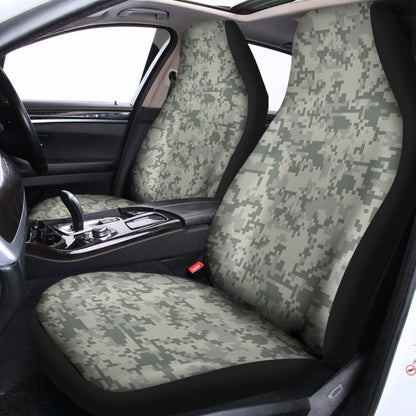 Tan Digital Camo Pattern Print Universal Fit Car Seat Covers