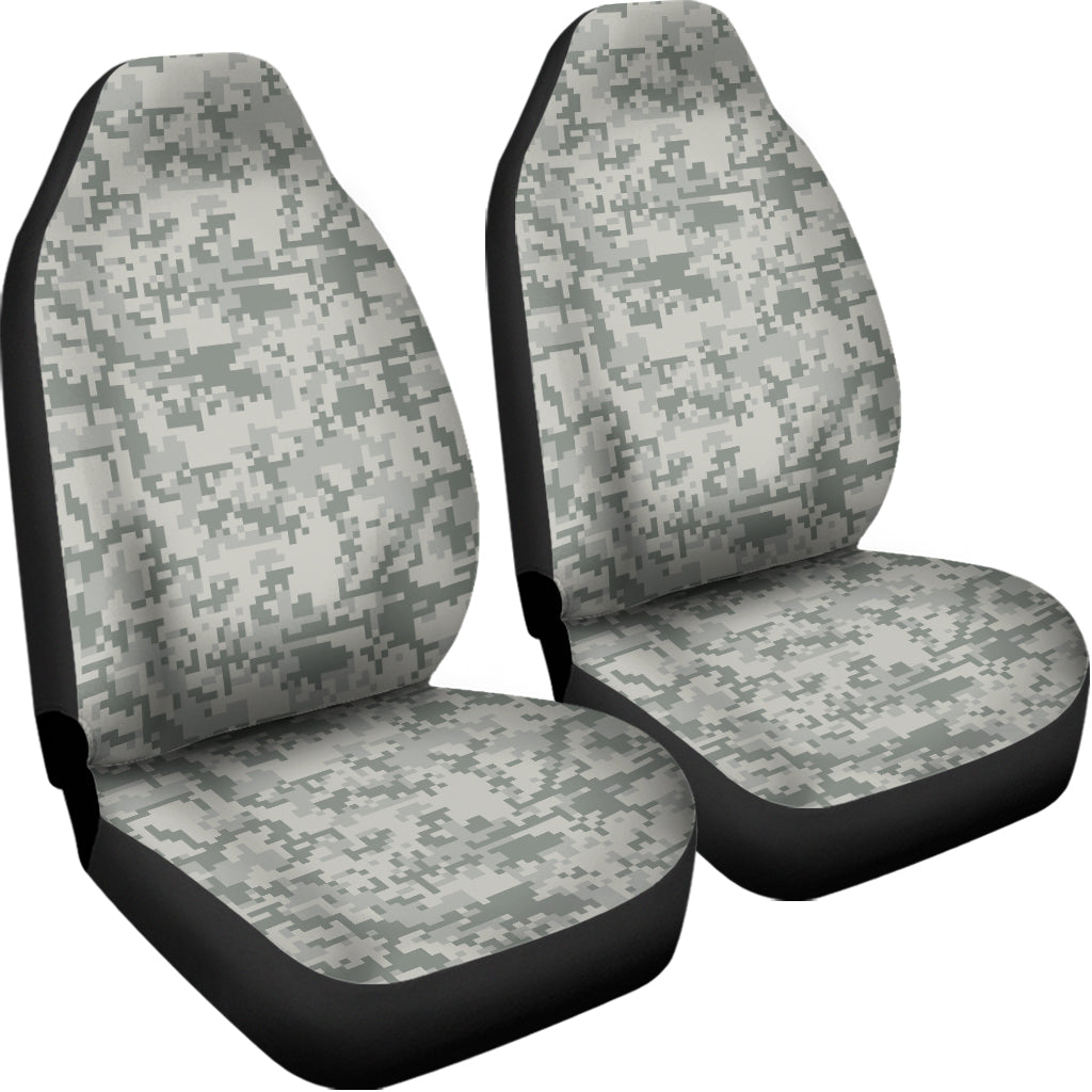 Tan Digital Camo Pattern Print Universal Fit Car Seat Covers