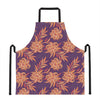 Tangerine Floral Bohemian Pattern Print Apron