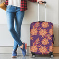 Tangerine Floral Bohemian Pattern Print Luggage Cover