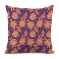 Tangerine Floral Bohemian Pattern Print Pillow Cover