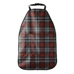 Tartan Knitted Pattern Print Car Seat Organizers