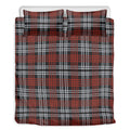 Tartan Knitted Pattern Print Duvet Cover Bedding Set