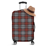Tartan Knitted Pattern Print Luggage Cover