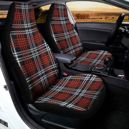 Tartan Knitted Pattern Print Universal Fit Car Seat Covers