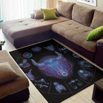 Taurus And Astrological Signs Print Area Rug
