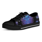 Taurus And Astrological Signs Print Black Low Top Shoes 