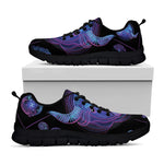 Taurus And Astrological Signs Print Black Sneakers